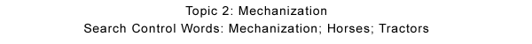 Search control word bar for Mechanization - 