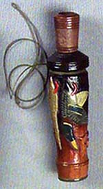 <b>Carved Duck Call</b>, circa 1930<br>Charles Haddon Perdew (1910-1998)<br>Red Cedar wood, 6 inches long<br>Illinois State Museum Collection (1978.9.4)