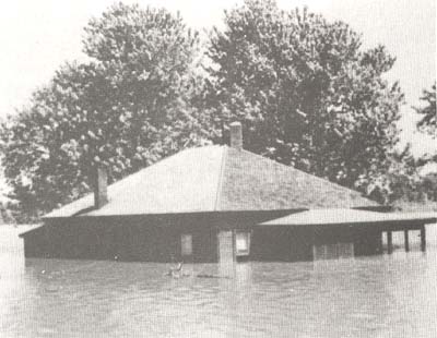 <b>Anderson Club House</b>, 1943, Meredosia Island.