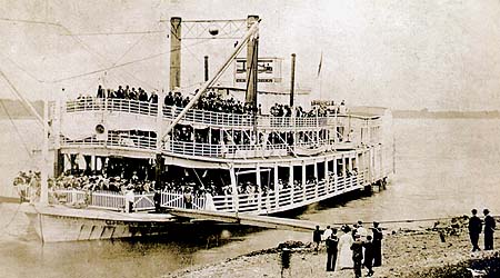<b>The Grey Eagle Excursion Steamer</b>, which stopped many times in Havana.