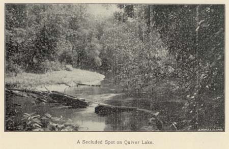 <b>Quiver Lake</b>.  Picture from the 1897 Havana Chautauqua Assembly program.