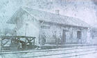 Railroad Depot at Bath