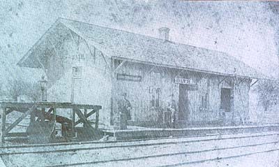 <b>Railroad Depot at Bath</b>