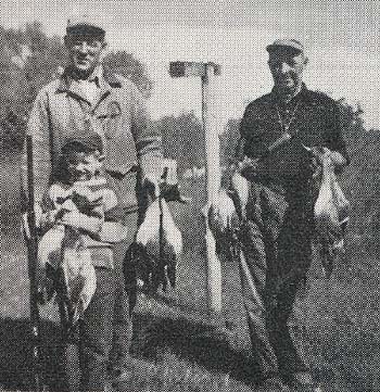 <b>Two Limits of Ducks</b> hunted near Bath, Illinois.  The 125th Anniversary Book for the Village of Bath touts it as 