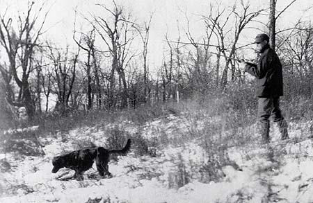 <b>Hunter with Dog</b>, circa 1903-1920.