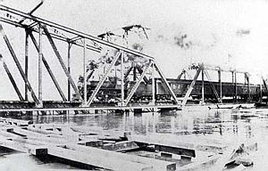 a train on trestle