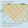 Graphic of trammel net construction