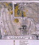 Map of Domestic Finds at New Philadelphia