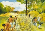 Woodland Period Village Mural