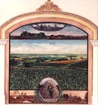 Transforming the Prairie by Harold Gregor
Acrylic, 1989
16 3/4 by 16 1/8 inches
Maquette for mural in Illinois State Capitol
Illinois State Museum Collection