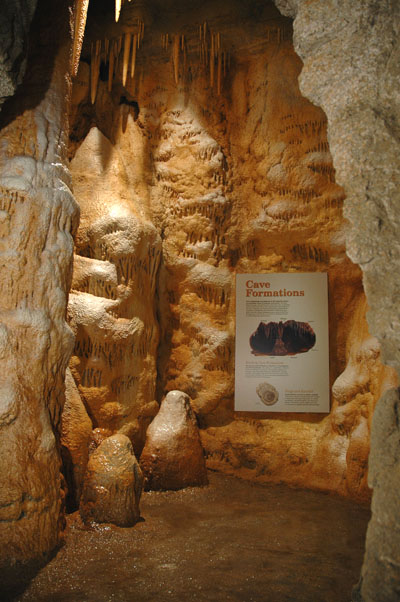 karst cave diorama