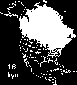 [ animation of ice sheet extent in North America over 
the last 18,000 years, Illinois Museum ]