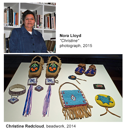 Image from Artists Gallery Talk: Nora Lloyd and Christine Redcloud