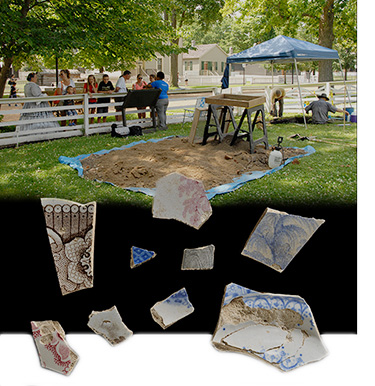 Image from Paul Mickey Science Series: Jenkins Lot 2014 Excavations: Digging in Lincoln's Neighborhood