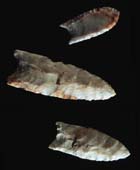 Fluted spear points