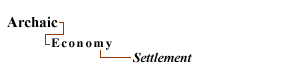 Archaic - Economy - Settlement