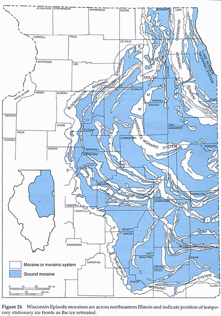 moraine map