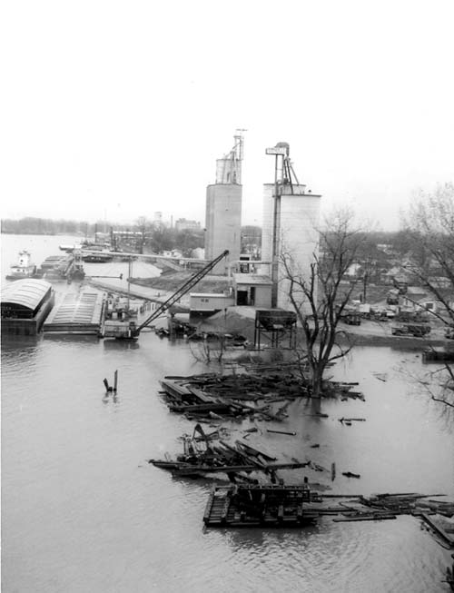 <B>Beardstown Waterfront</B> at high water (undated)