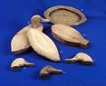Carved Parts of Wooden Decoys.