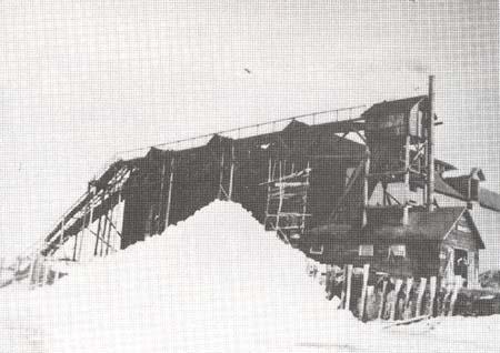 <b>Ice House</b> One of four ice houses in Beardstown, where large blocks of ice were stored in sawdust.