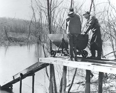 <b>Fish Car</b>.  Crappie removal program of 1952.