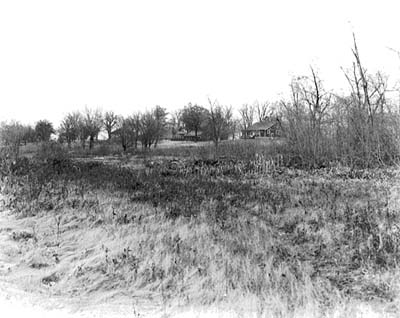 <b>Land-locked Fishing Camp Near Meredosia</b> with encroaching siltation.