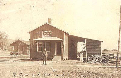 <b>Bader Feed Store</b>, circa , in Browning.