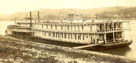 <b>The Tugboat, Golden Rod and the Steamer, Emerson</b>