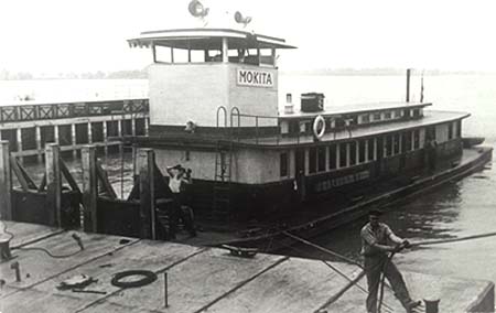 <b>The Mokita</b>.  This boat was a single screw boat and considered a very good pushing boat.