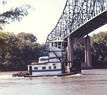  A Tow boat Under the Scott W. Lucas Bridge