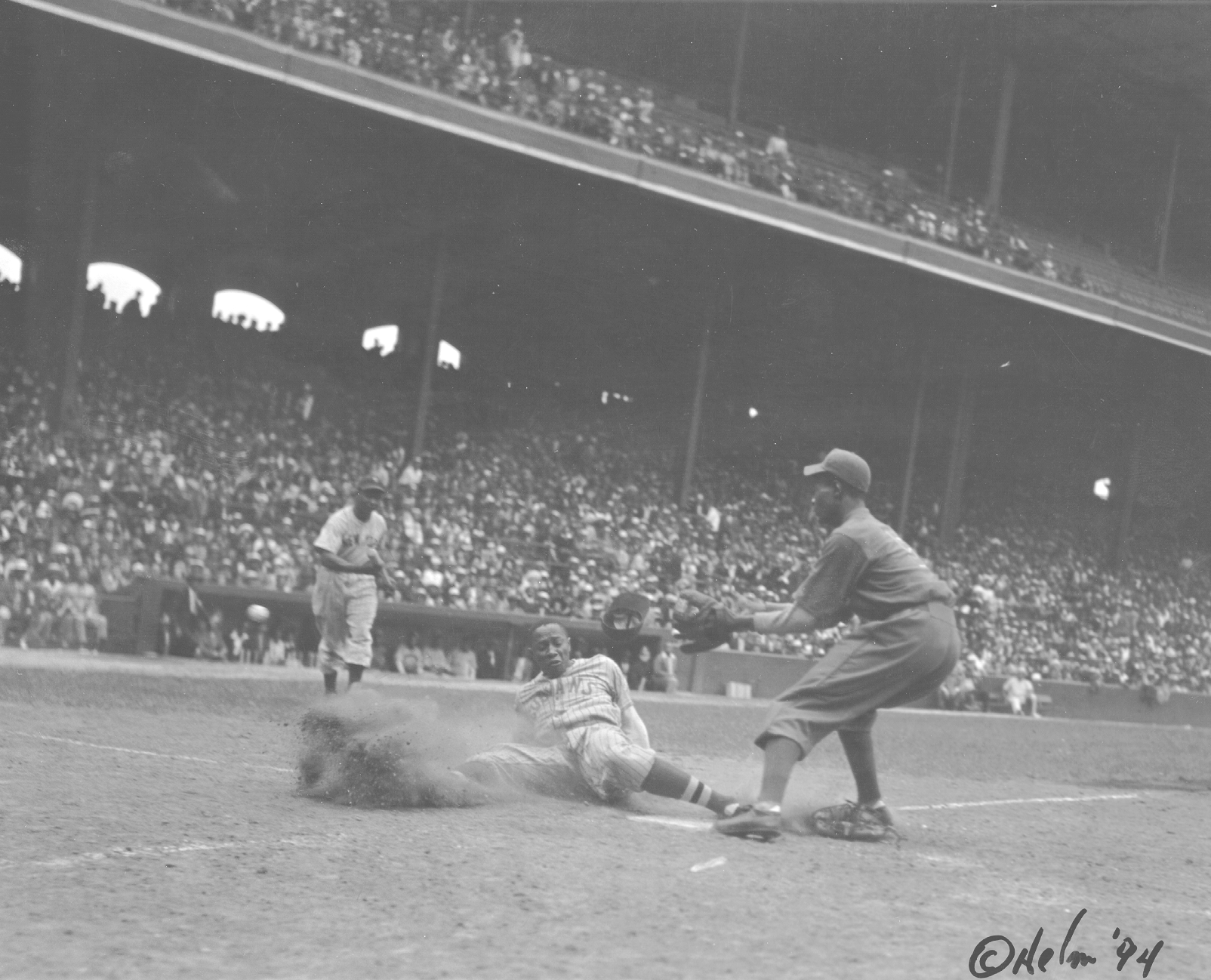 negro league game at Sportsman's Park