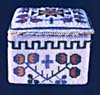 photograph of beaded box