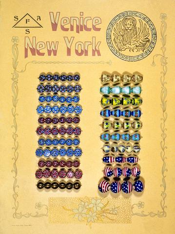 Millefiori and Flag Beads