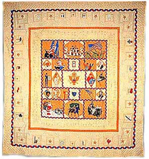 [Picture of the quilt: American Holidays]