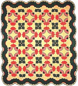 [Picture of the quilt: Lotus]