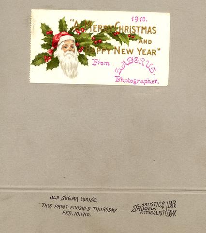 Christmas Greeting (reverse)