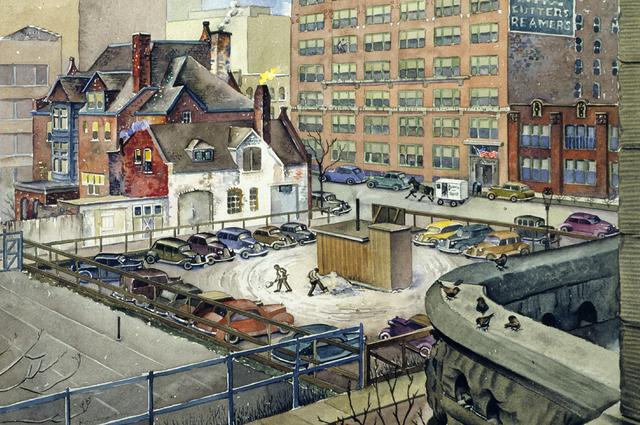 <i>The Parking Lot</i><br>Rowena Fry (1898 - 1990)