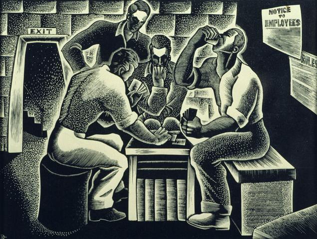 <i>Noon Game</i><br>Dan (Donato) Rico (1912 - 1985)