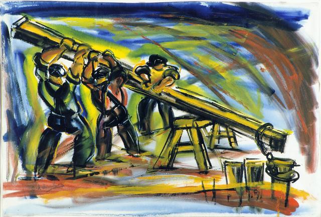 <i>Men at Work</i><br>Charles Schucker (1908 - 1998)