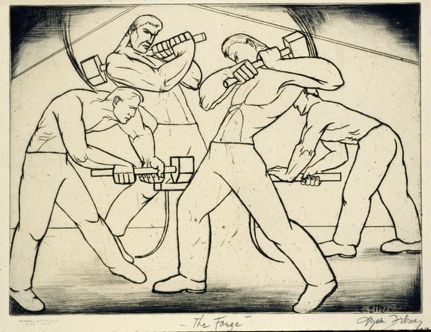 <i>The Forge</i><br>Gyula Zilzer (1889 - 1969)