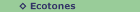 Ecotones