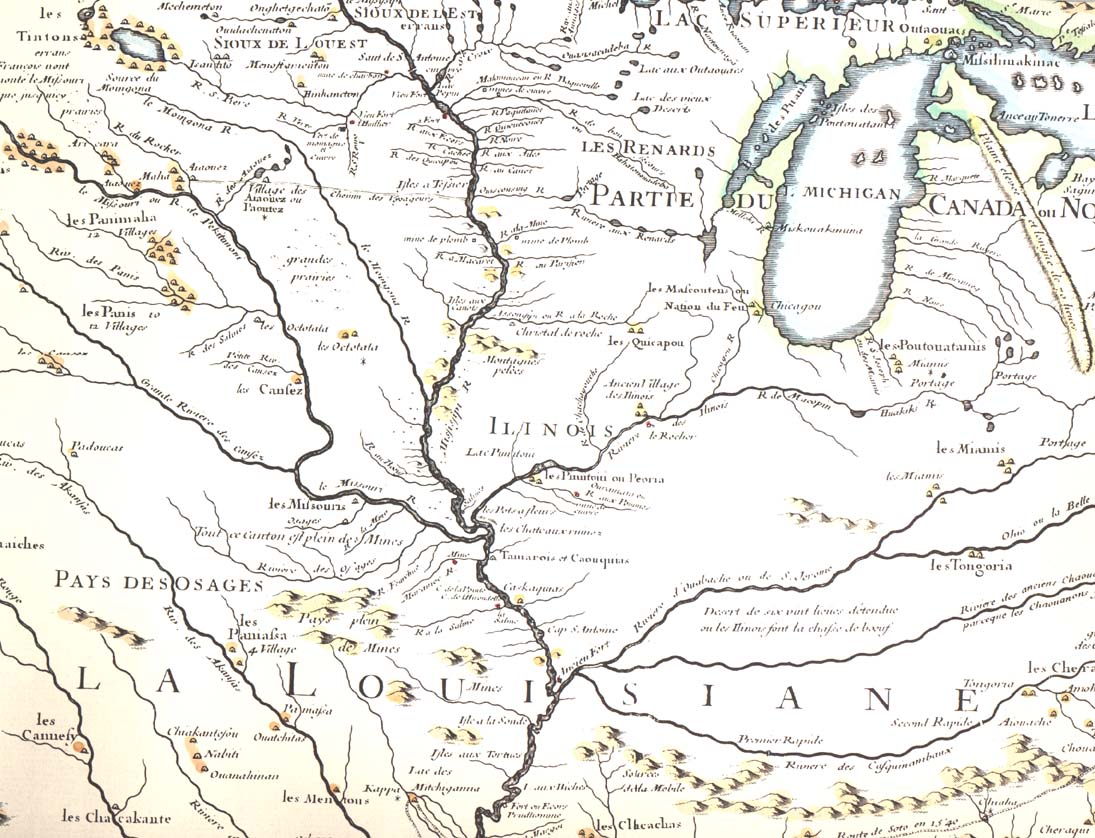 Delisle map, 1718