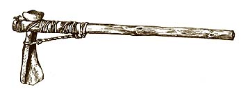 Bison-scapula hoe drawing