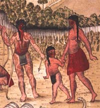 Illinois family at New Orleans, 1735