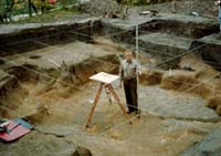 Excavated cellar