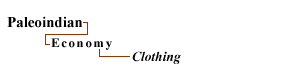 Paleoindian - Economy - Clothing