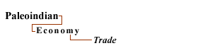 Paleoindian - Economy - Trade